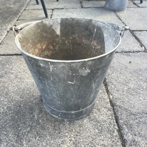 Large vintage galvanized steel - large,