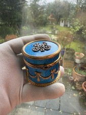 Antique Gilt Enamel Guilloche