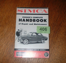 CLYMER SIMCA OWNERS MANUAL &