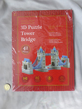 3D Puzzle Tower Bridge London foam core model kit construction 41 pieces Works