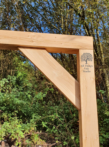 Solid oak straight framing - solid,