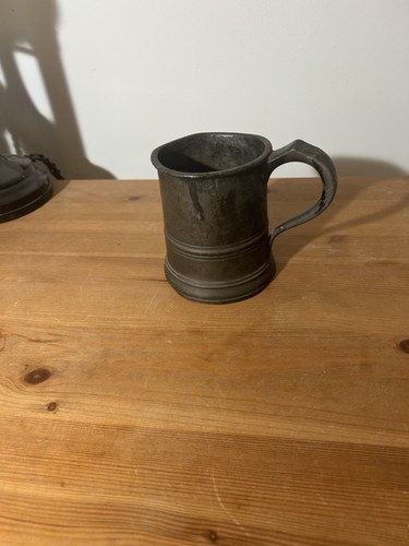 19th century pewter tankard - 19th,