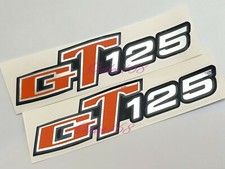 Pair Suzuki GT125 GT 125 Side Frame Cover Sticker Emblem Decal LH + RH