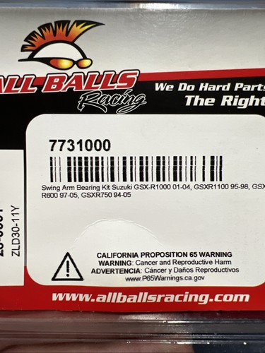Gsxr swingarm bearing - bearing, kit,