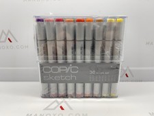 COPIC Sketch Set "36 Colors", 36er Set im Acryl-Display, Twin Marker m
