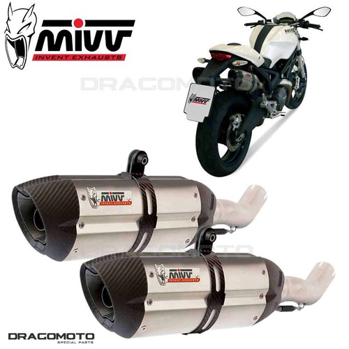 Doulbe exhaust ducati monster - ducati,