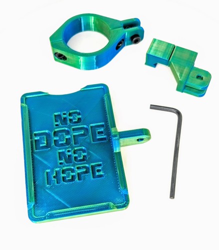 Dope card holder scope mount - holder,