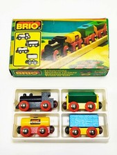 1980's BRIO TRAIN SET - WOODEN