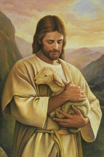 Jesus christ holding baby - jesus,