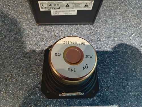 Speaker driver removed from - speaker,