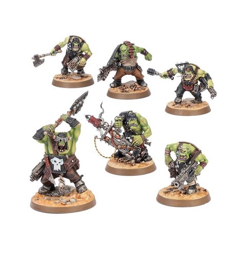 New ork boyz and boss - boyz, nob