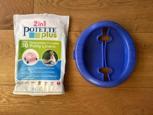 Potette portable folding potty - folding,