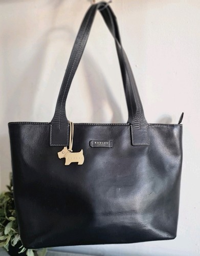 Radley black leather large - leather,