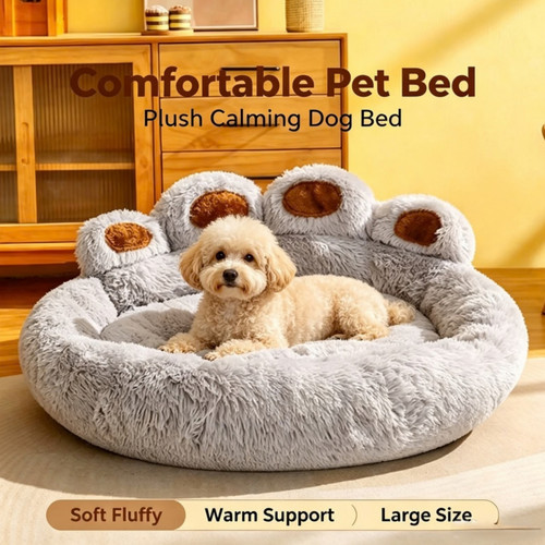 Plush pet cat dog beds - cat,
