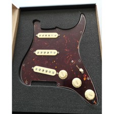 Fender® pre-wired Strat® pickguard, Tex-Mex SSS Tortoise 11H