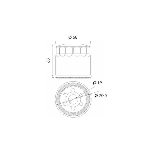 Oil filter suzuki - filter, lt-a