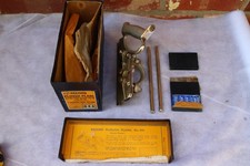 Vintage Record No. 044 Plough Plane with 8 Cutters, Depth Stop and Original Box