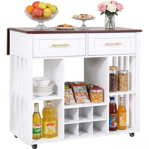 Mobile kitchen island cart - kitchen,