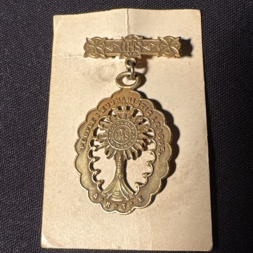 Antique gold medal peoples - antique,