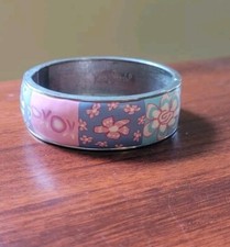 Viva Beads Brand Bracelet Floral Clamper Bangle Pink Purple Summer Jewelry