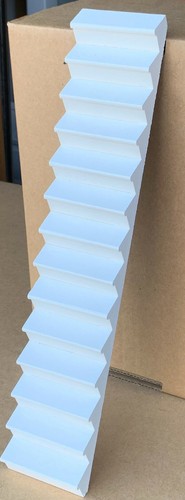 Dolls house stair case white - house,