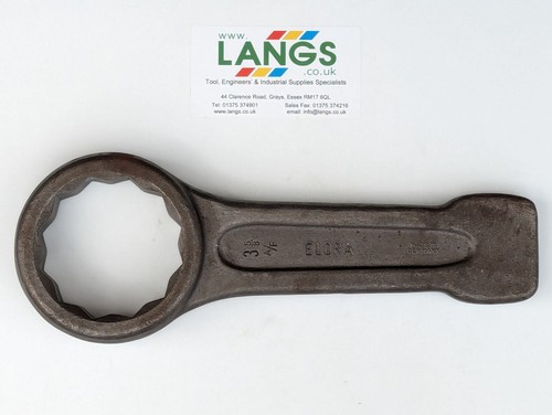 Flat slogging ring spanner - flat,