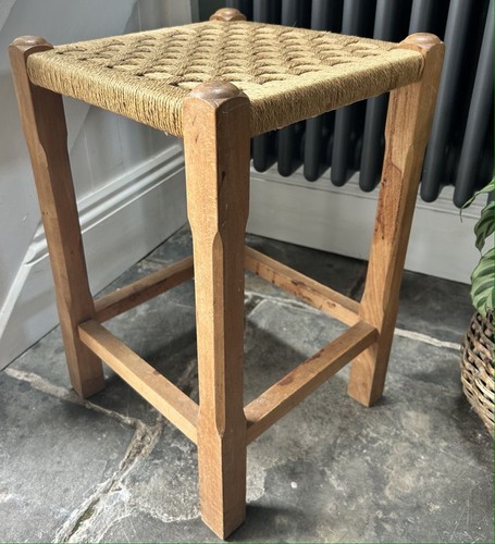 Vintage woven rope rattan - vintage,