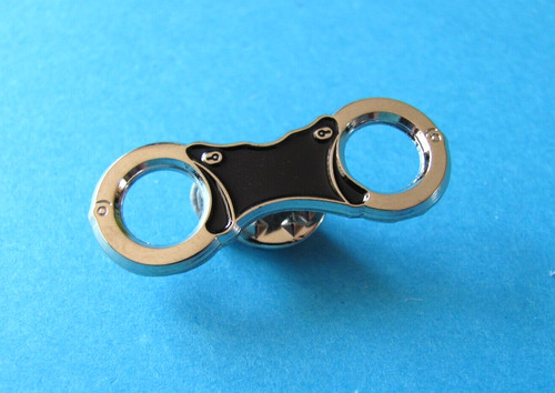 New police handcuffs pin - police,