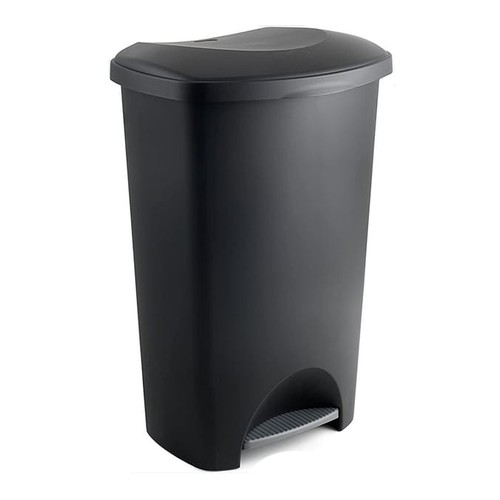 Addis 50l pedal bin black - addis,