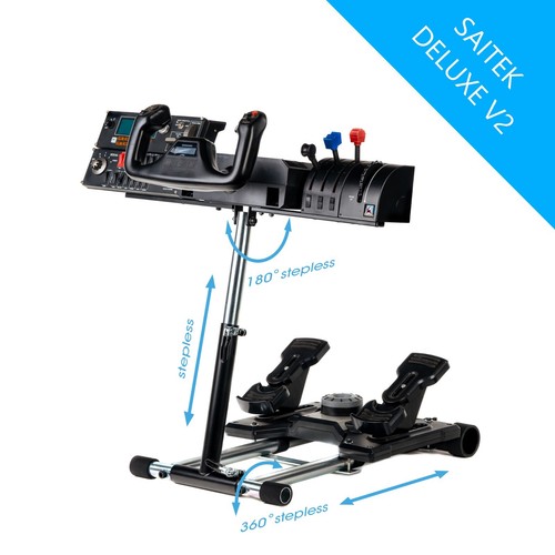 Returned saitek wheel stand - saitek,