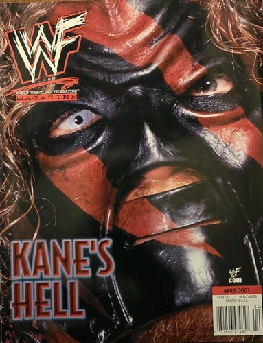 Wwf magazine april 2001 - april, kane