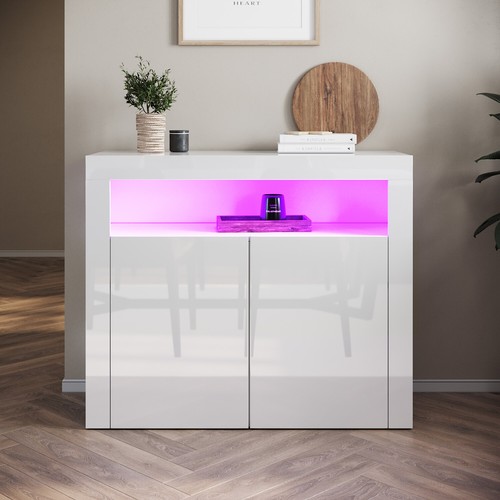 White high gloss rgb - high, led