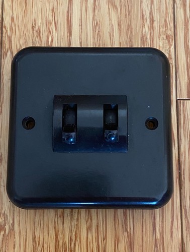Crabtree brown light switch - crabtree,