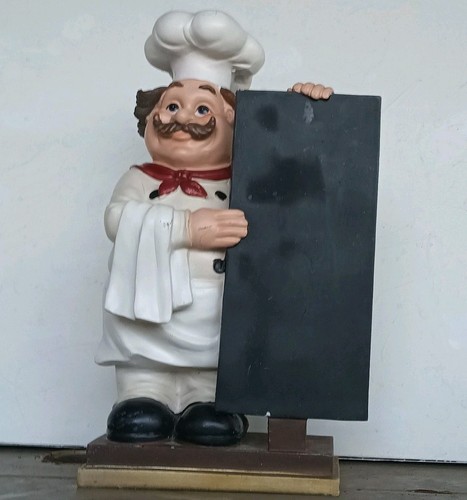 Vtg italian fat chef resin - vtg,