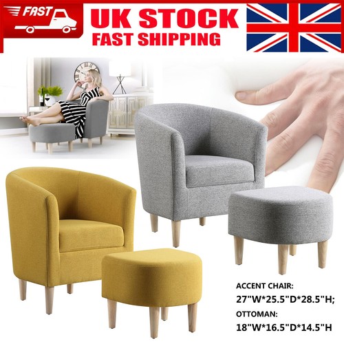 Accent barrel chair with - accent,