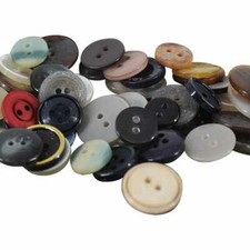 Mixed Plastic Buttons Assorted