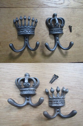 Rustic iron coat hook vintage