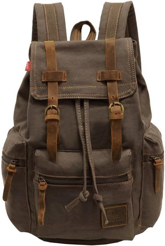 Vintage canvas leather - canvas,