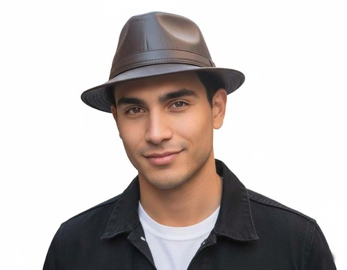 Men trilby hat - felt, fedora