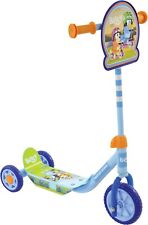Kids Bluey Deluxe 3 Wheel Tri-Scooter Outdoor Push Toy Boys Girls Age 3+