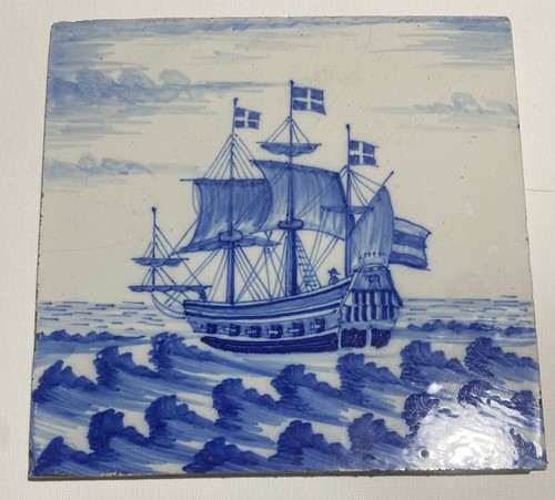 Dutch delft tile - delft, sq)
