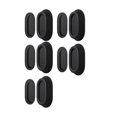 2X(5 Pack Magnetic Remote Control Holder Wall Mount, Silicone Remote5389