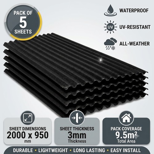 Black bitumen corrugated - 5,