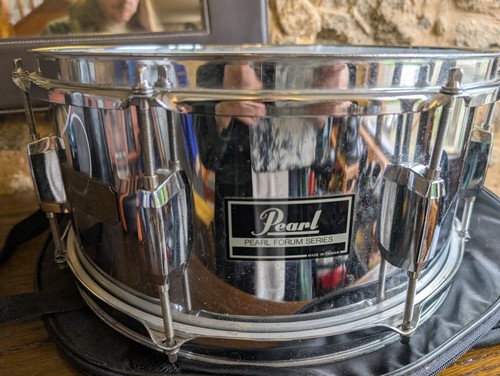 Pearl forum chrome snare - pearl,
