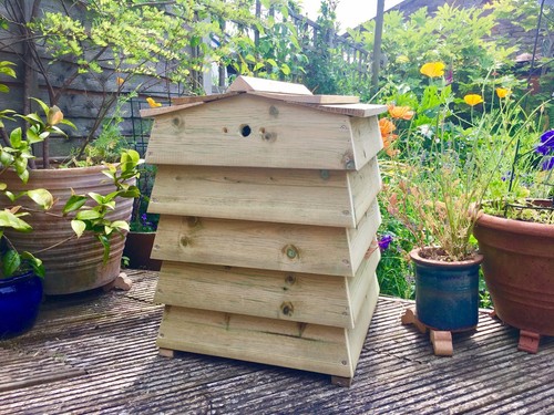 Beehive style garden - beehive, storage
