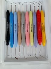 10 Pcs Dental Composite Filling Instruments LM Arte Silicone Handle