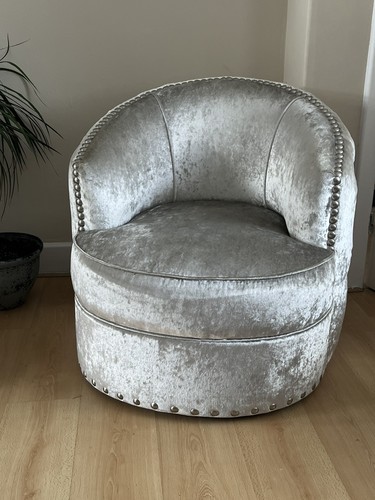 Tub armchair silver - tub,