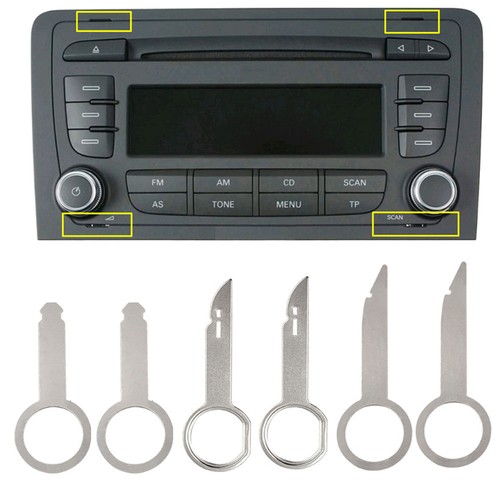 Car radio removal key pin - car,
