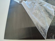 ***4*** GOOD QUALITY SILK BLACK  FORMICA SHEETS 1200 x 500 x 0.8mm APPROX