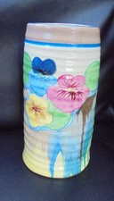 A Clarice Cliff 566 shape vase